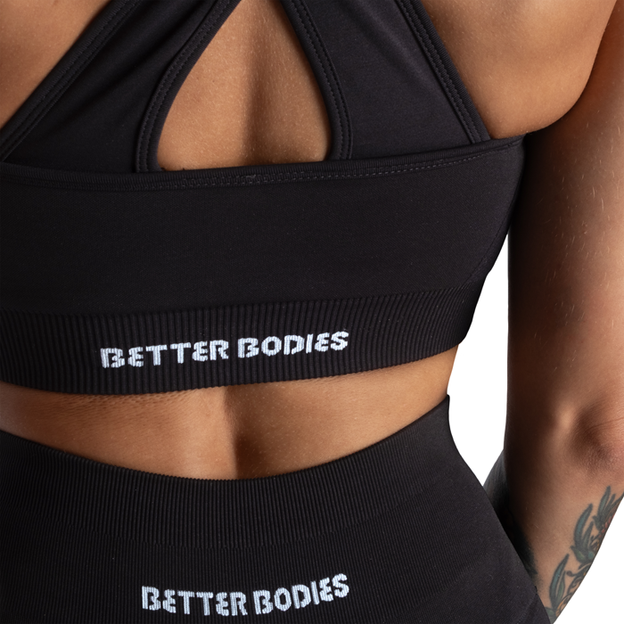 Scrunch Sports‑BH Svart