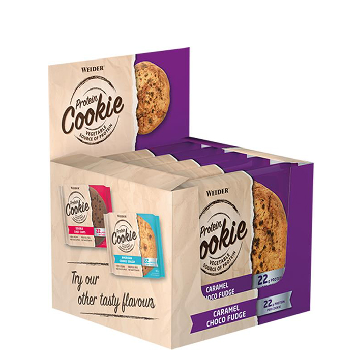 12 x Protein Cookies 90 g caramel_choco_fudge