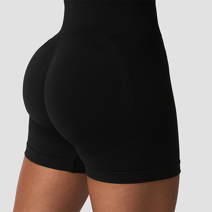Sculpt Midi Shorts Svart