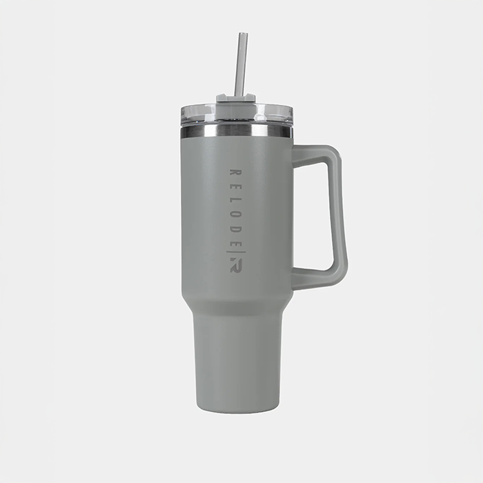 Clean Tumbler Vannflaske Rustfritt St&aring;l 1200 ml Gr&aring;