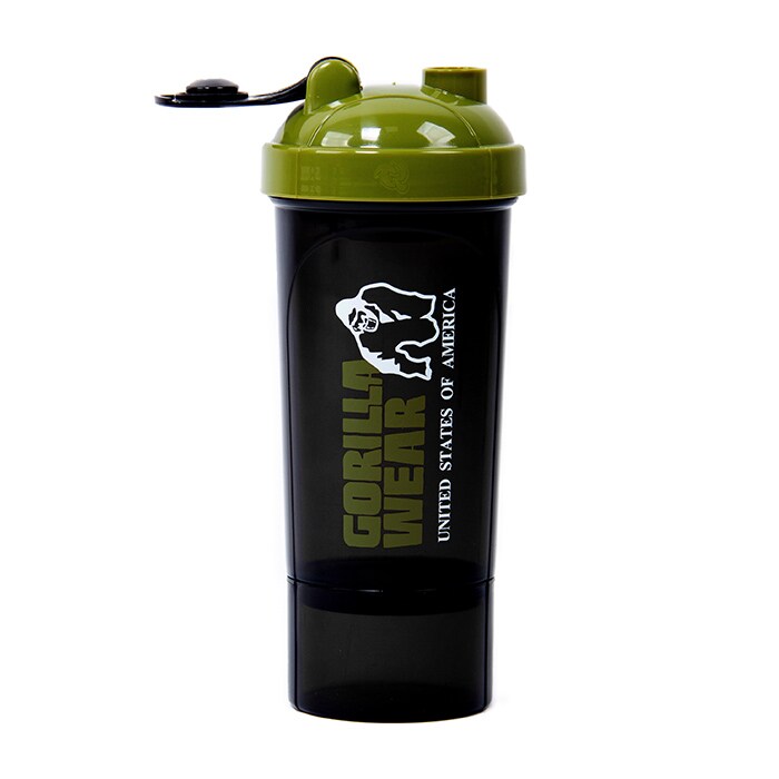 Shaker Compact Svart/Gr&oslash;nn 400 ml + 100 ml
