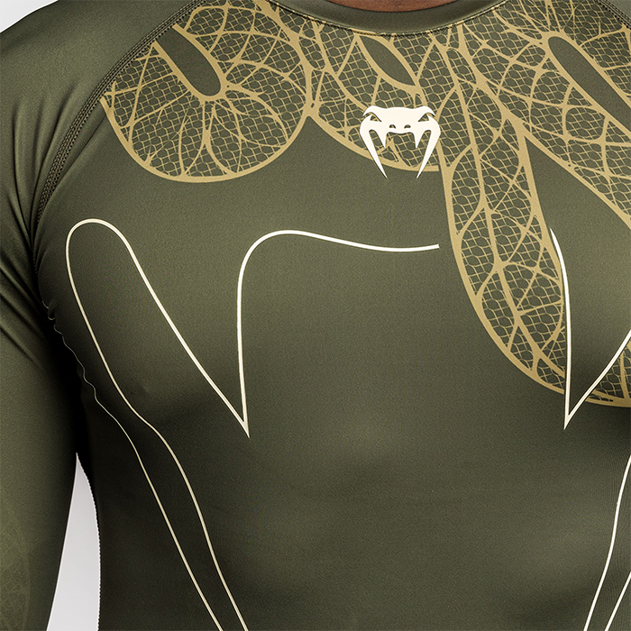 Serpenti Rashguard Lang Erme Khaki Bronse Ivory