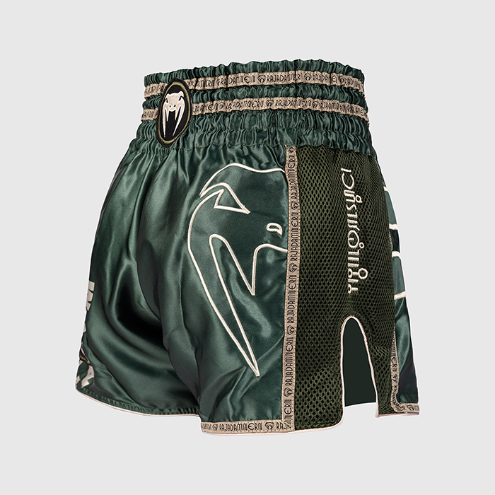 Venum Rajadamnern Muay Thai Shorts Gr&oslash;nn