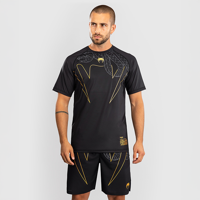 Serpenti Dry Tech T-skjorte Svart S&oslash;lv Gull