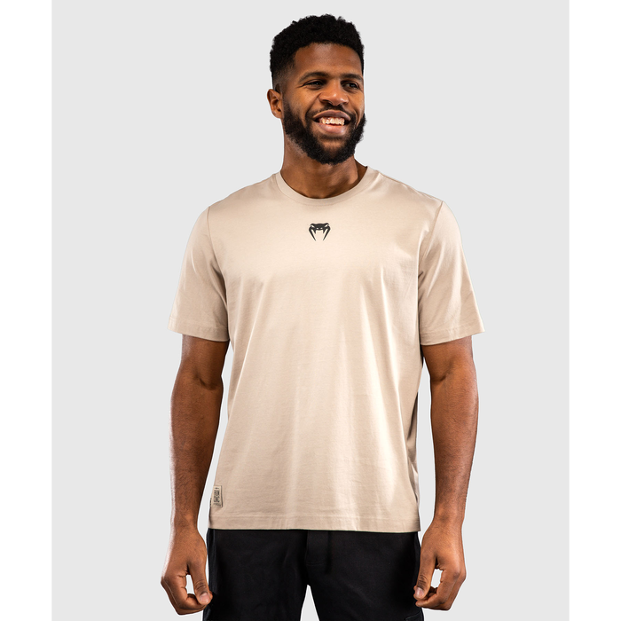 Venum Fight Icon Cotton T-Shirt Beige