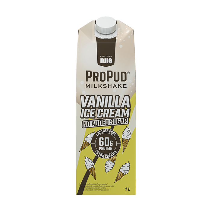 ProPud Protein Milkshake 1 L Vanilje Vanilla Ice Cream
