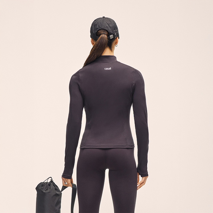 Soft Touch Zip Treningsjakke Svart