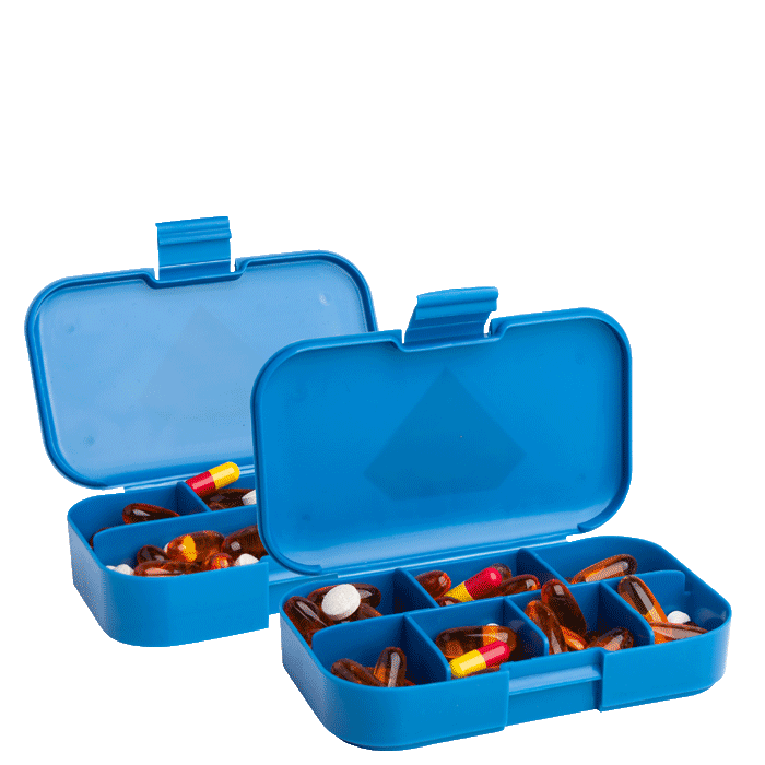 DC Comics Pill Box Organizer, 2-pack