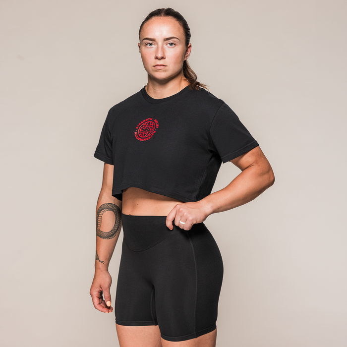 Classic Cropped T-shirt Dame