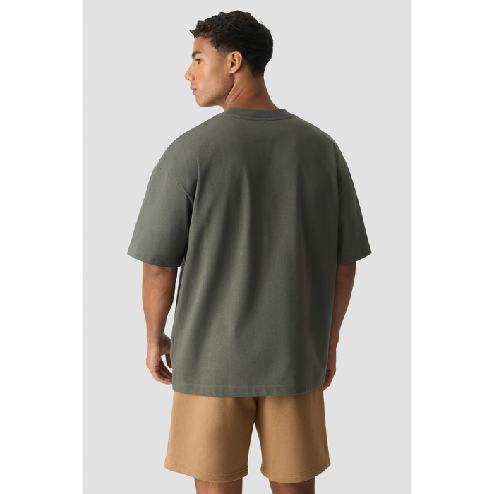 Essence Heavy Cotton T-skjorte Gr&oslash;nn