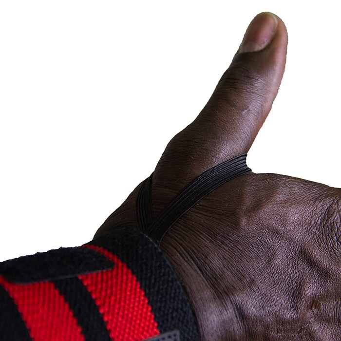 Wrist Wraps Pro Svart/R&oslash;d