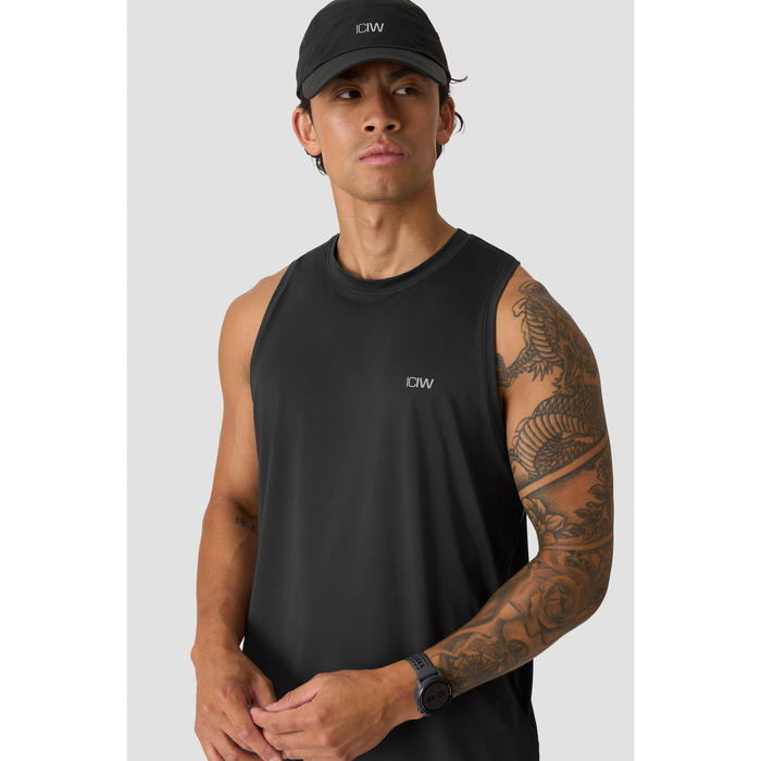 Mirage Cardio Singlet M&oslash;rk Gr&aring;
