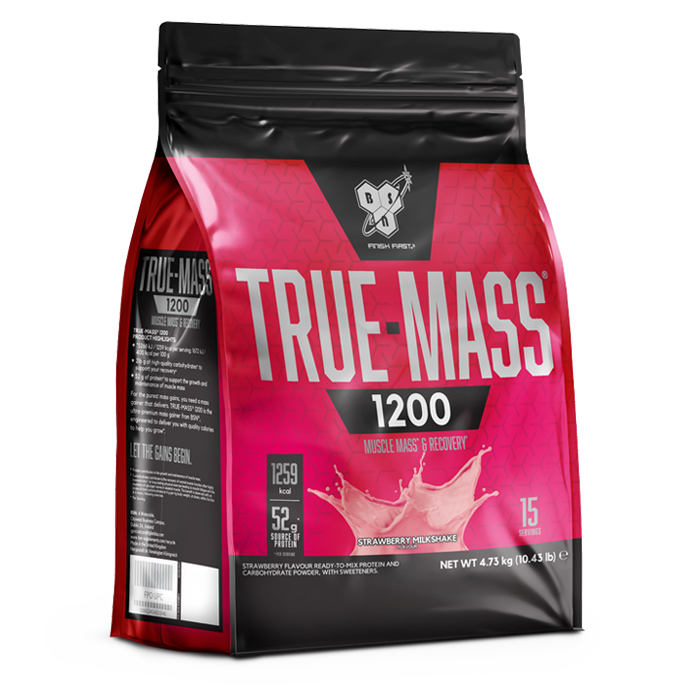 True Mass 1200 Gainer 15 porsjoner strawberry