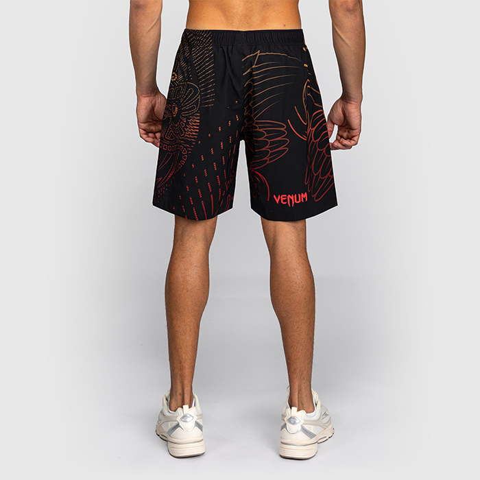 Venum Quetzal Fury Treningsshorts Svart R&oslash;d Oransje