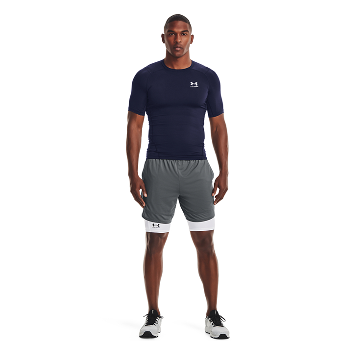 UA HG Armour Comp SS, Midnight Navy