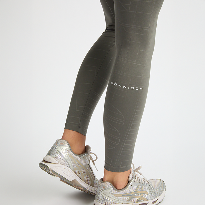 Logo Effect Emboss Tights Gr&oslash;nn