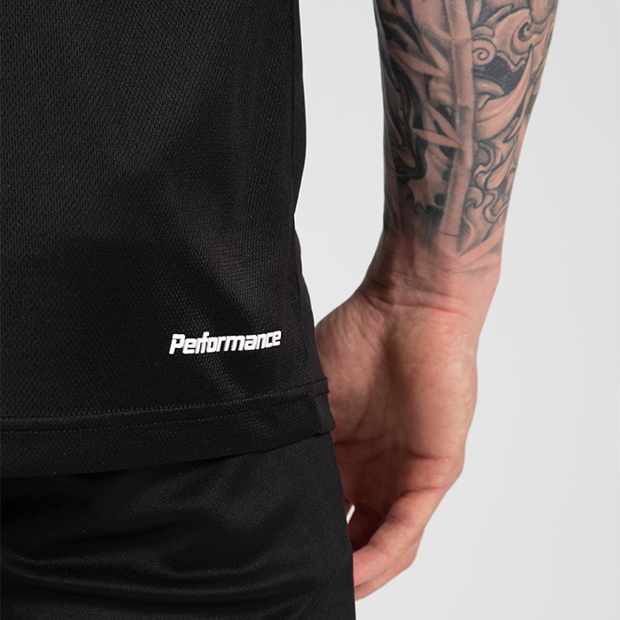 Performance T-Shirt, Black/Grey