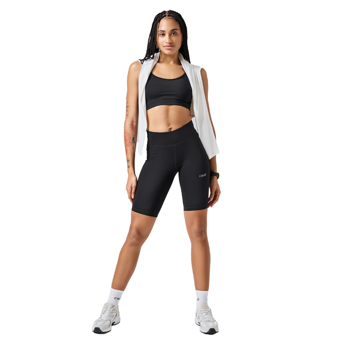 Essential Treningsshorts H&oslash;y Midje Svart