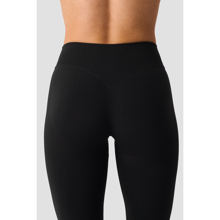 Smooth Seamless Tights V form Svart