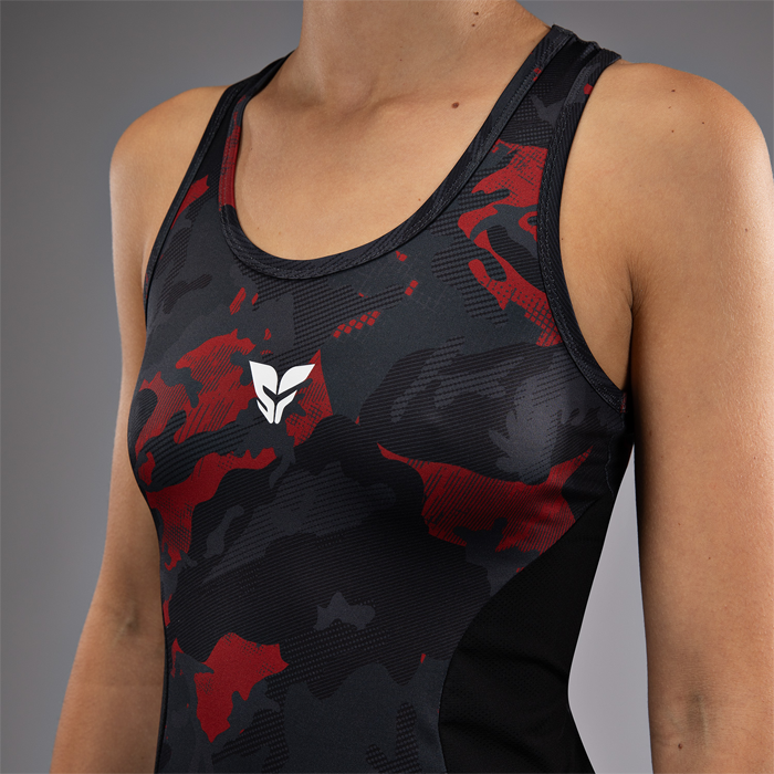 Venum X SOPHIA ROSE Tank Top, Midnight Grey/Cherry Red