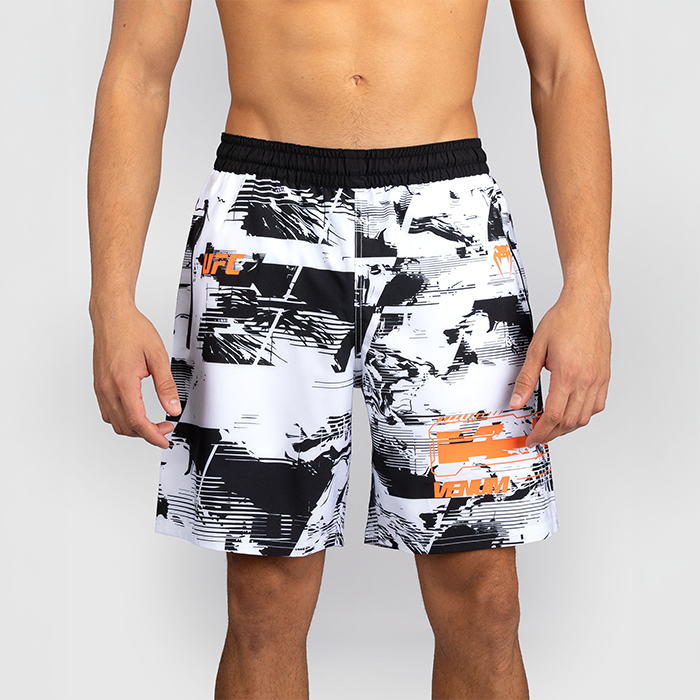 UFC Zenith by Venum Fight Week Treningsshorts Svart Hvit Oransje