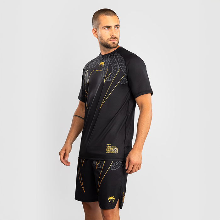 Serpenti Dry Tech T-skjorte Svart S&oslash;lv Gull