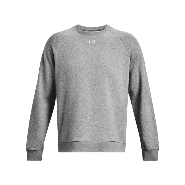 UA Rival Fleece Crew Castlerock Light Heather