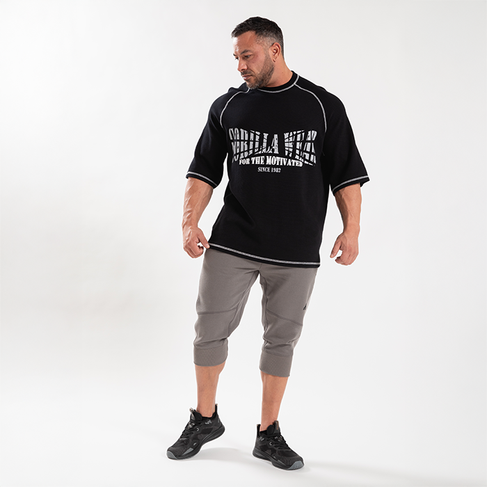 Finley Oversized T-skjorte Svart Gr&aring;