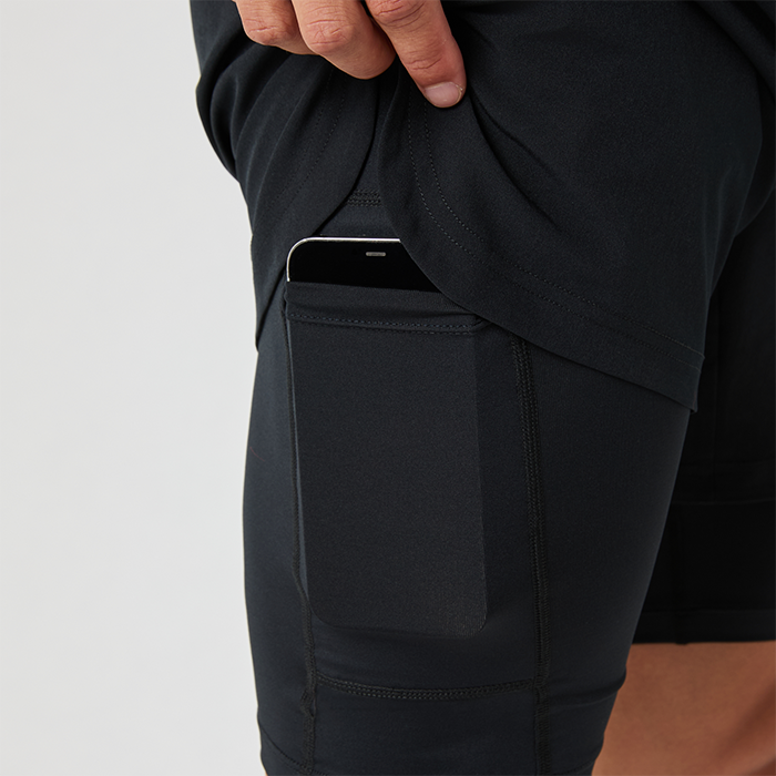Borg 2 in 1 Shorts Svart