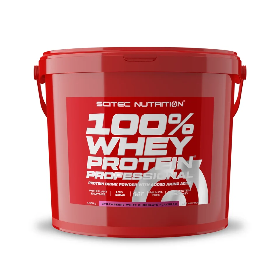 100% Whey Protein Professional Vassleprotein Strawberry White Chocolate 1816 g Strawberry White Chocolate