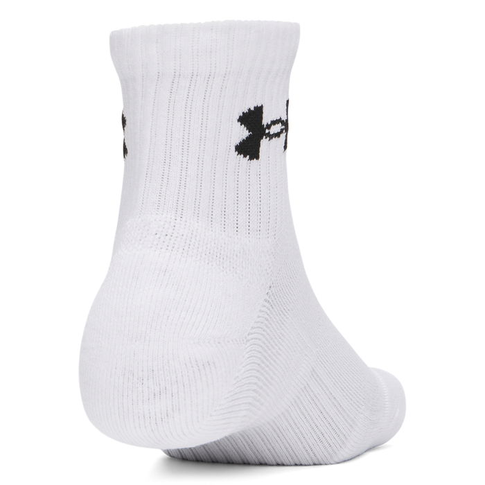 UA Performance Cotton 3P QTR White