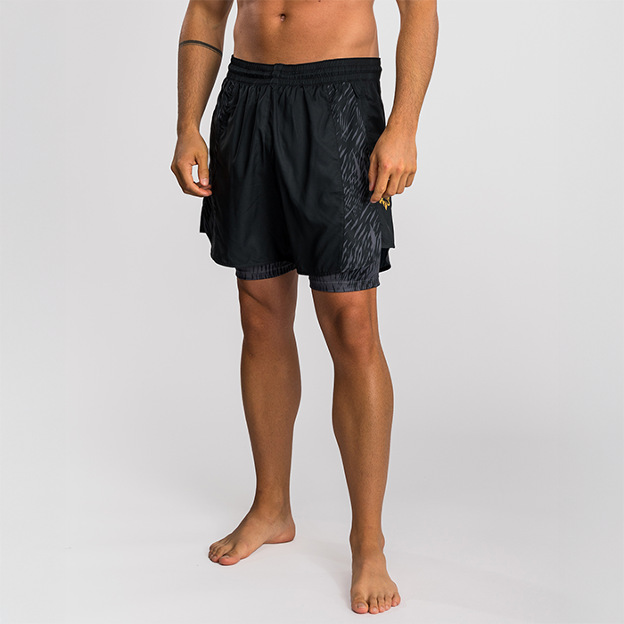 Venum X Chimaev Wild Borz Treningsshorts Svart Gr&aring;