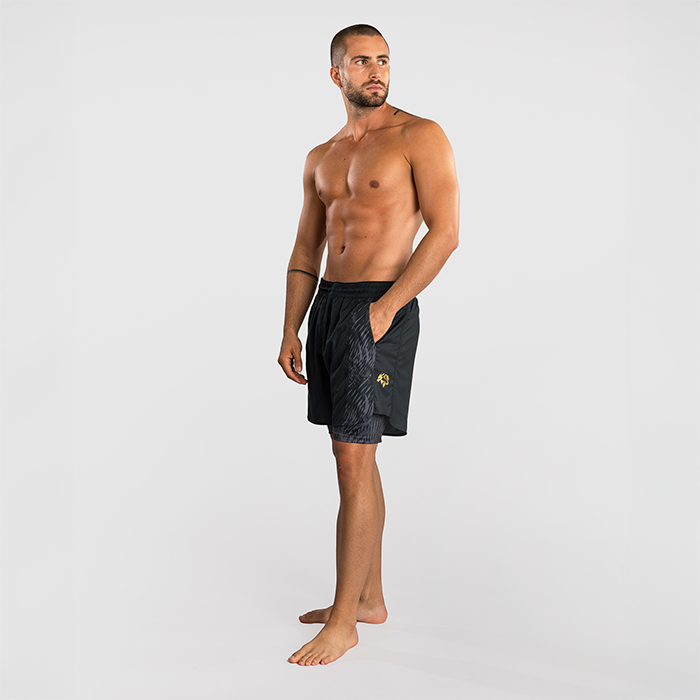 Venum X Chimaev Wild Borz Treningsshorts Svart Gr&aring;