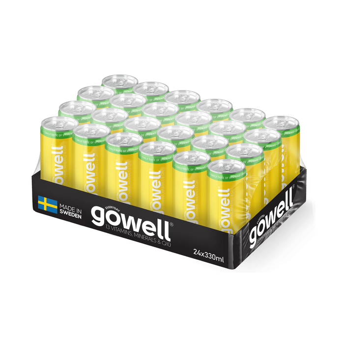 24 x GoWell Funksjonsdrikk 330 ml ananas_kaktus