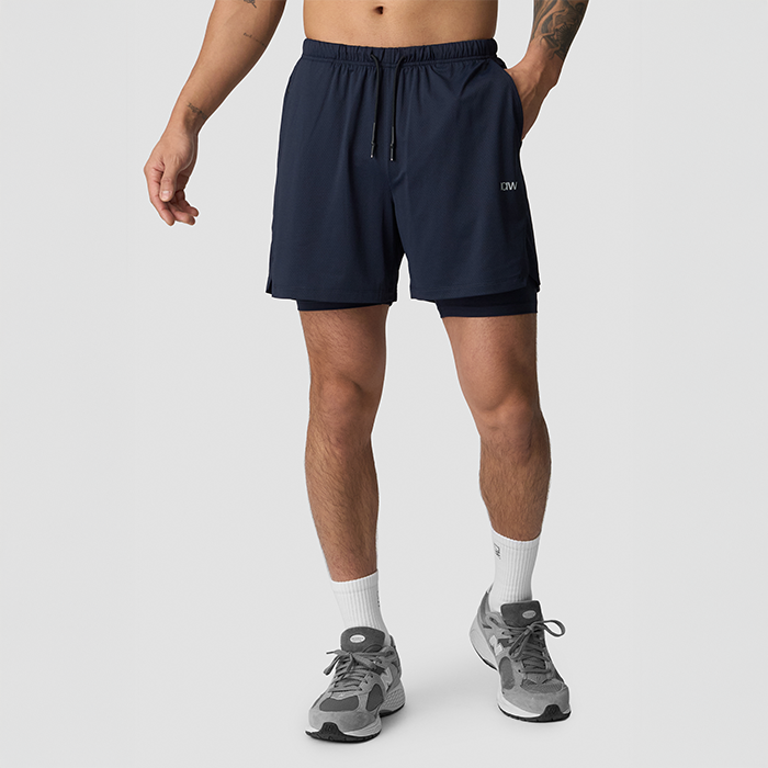 Stride Shorts Marinebl&aring;