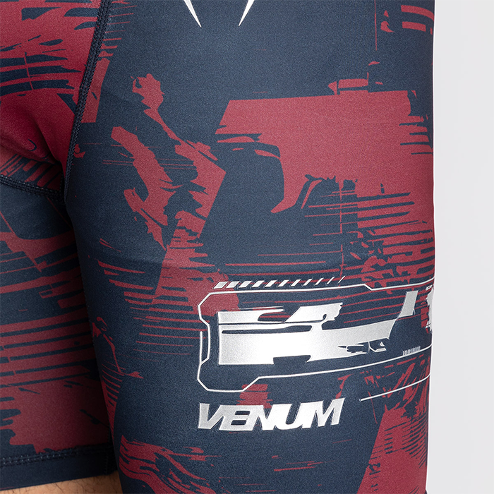 UFC Zenith by Venum Fight Week Vale Tudo Shorts Bl&aring; R&oslash;d Gr&aring;