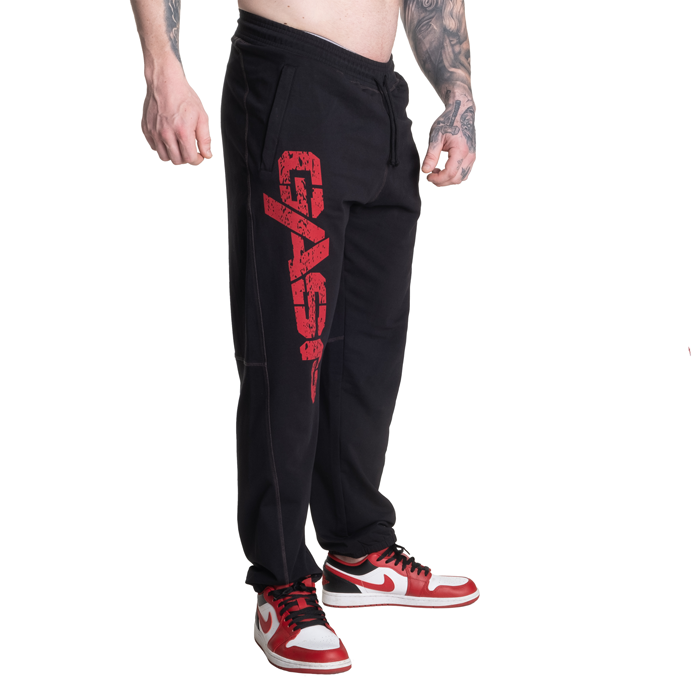 Vintage Sweatpants Svart R&oslash;d