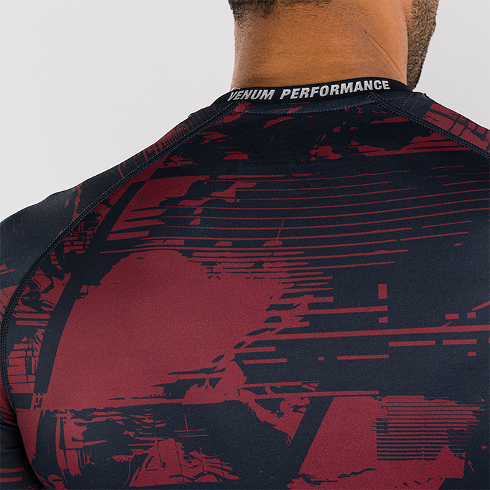 UFC Zenith by Venum Fight Week Rashguard Lang erme Bl&aring; R&oslash;d Gr&aring;