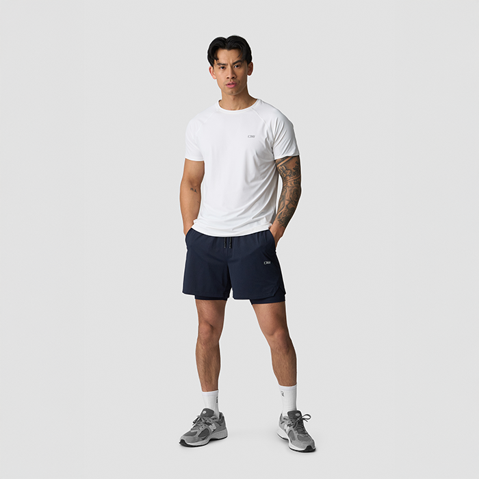 Stride Shorts Marinebl&aring;