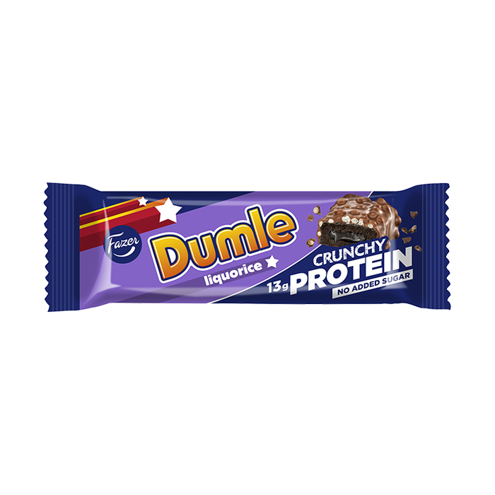15 x Dumle Protein Bar 45 g licourice