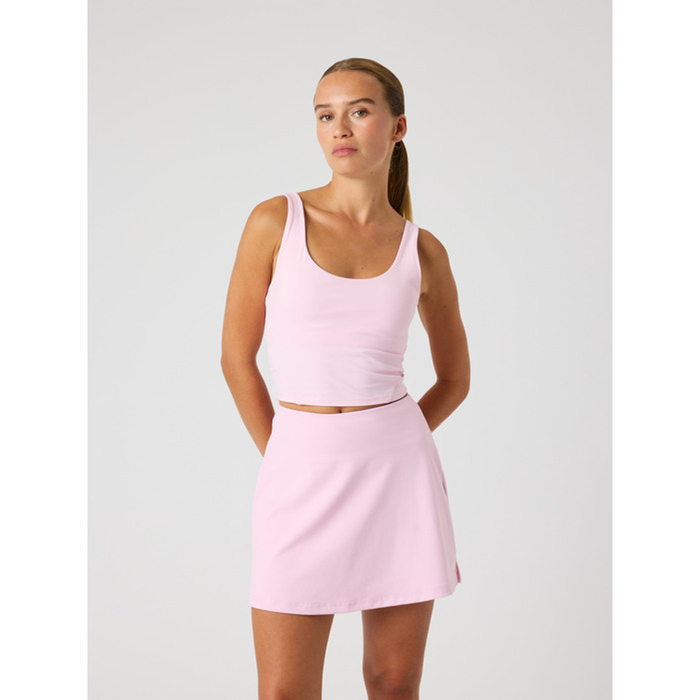 Ace 2‑i‑1 Croppet Treningssinglet Rosa