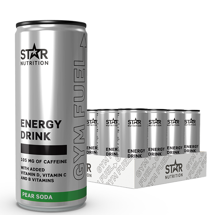 24 x Gym Fuel 330 ml pear_soda