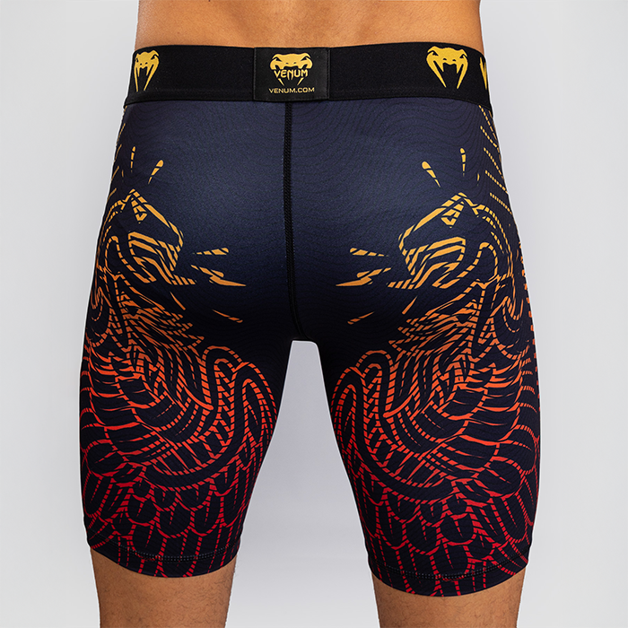 Venum Quetzal Fury Vale Tudo Shorts Svart R&oslash;d Oransje