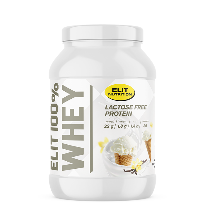ELIT 100 % Whey Laktosefritt Proteinpulver 900 g vanilla_ice_cream