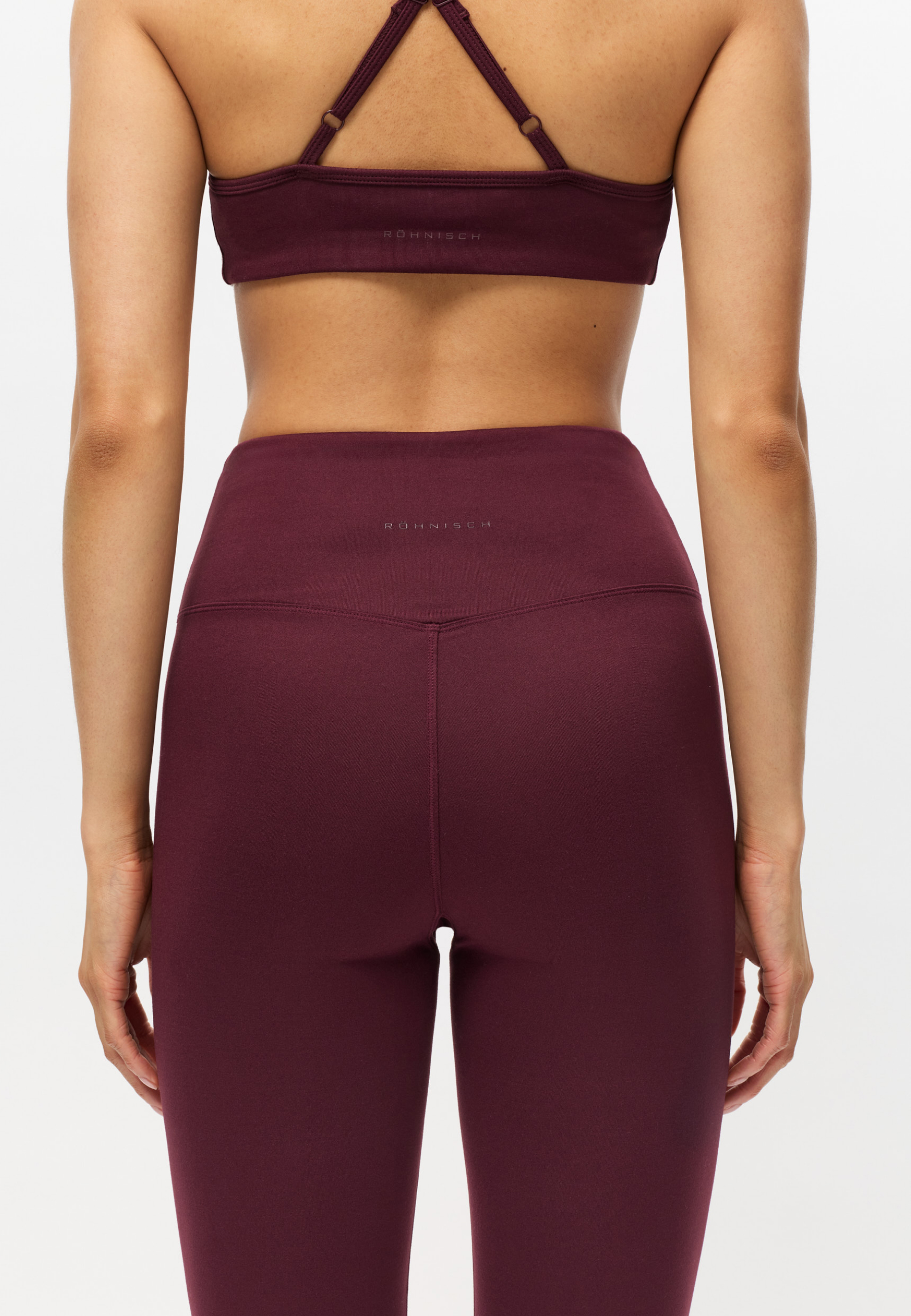 Flatterende High Waist Bukser Lilla