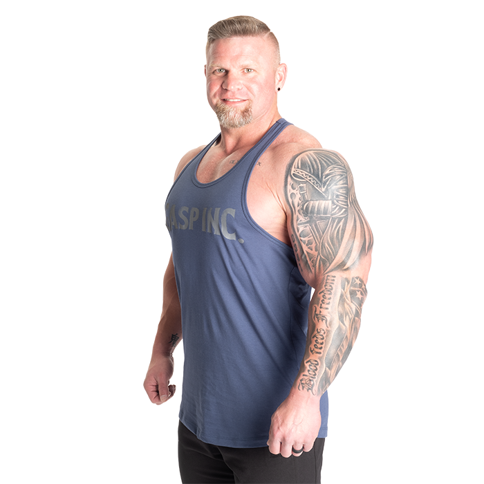 Essential T-Back Linne Lysebl&aring;