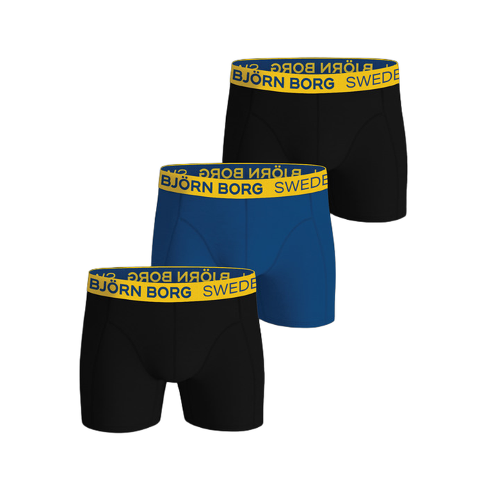 Cotton Stretch Boxershorts 3‑pack