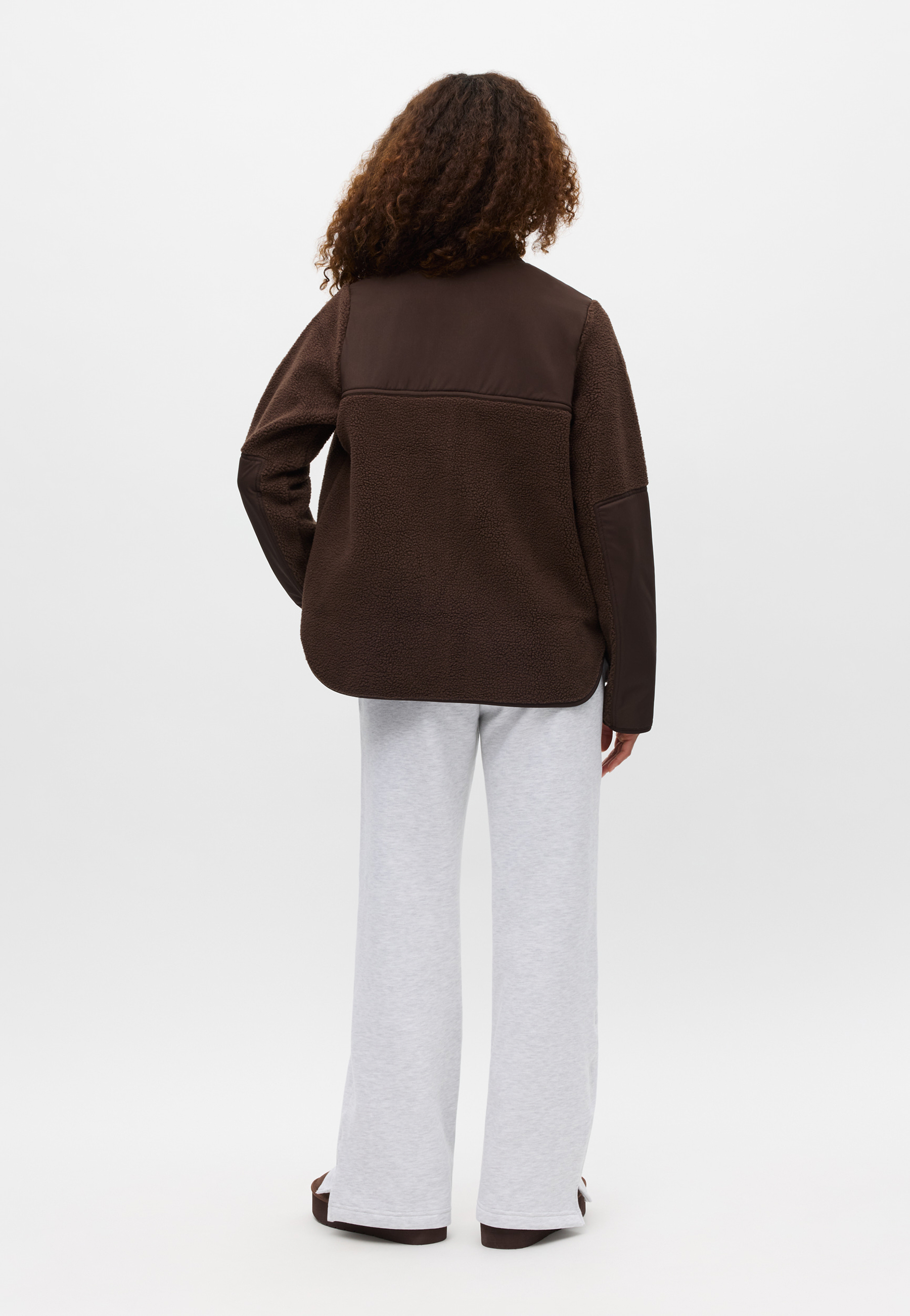 Cloud Pile Jacket Brun