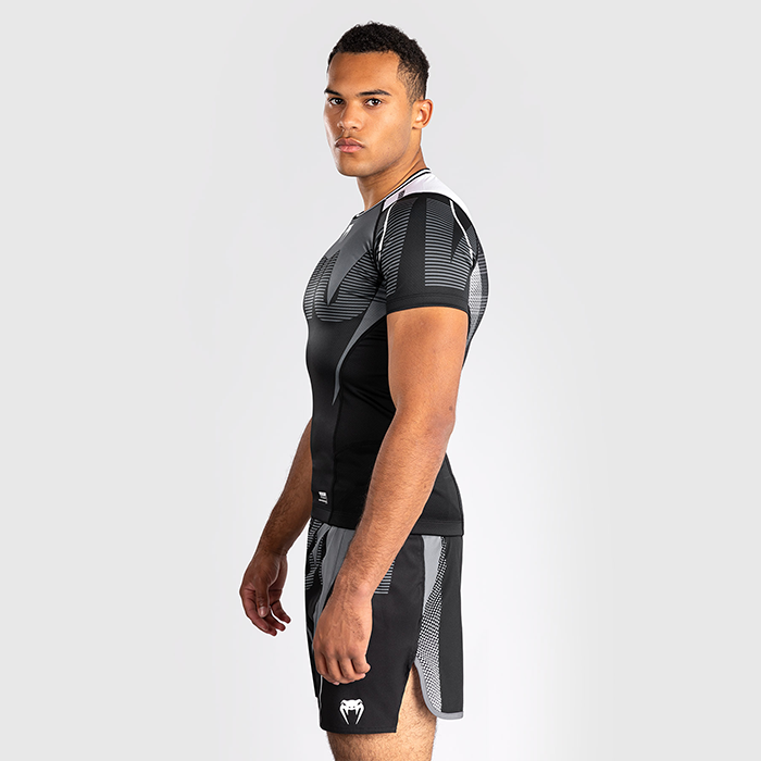 Venum Adrenaline Rashguard Kortermet Svart Gr&aring;