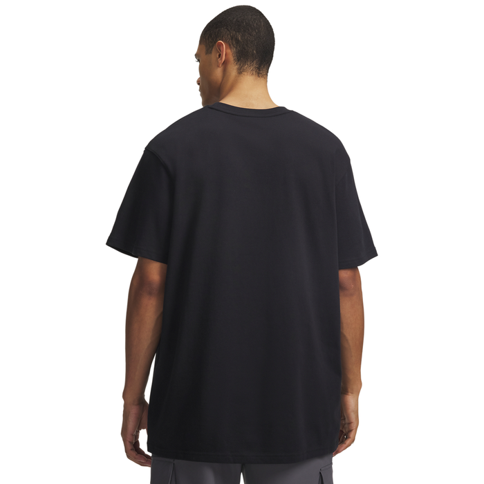 UA M Logo EMB Heavyweight SS Black